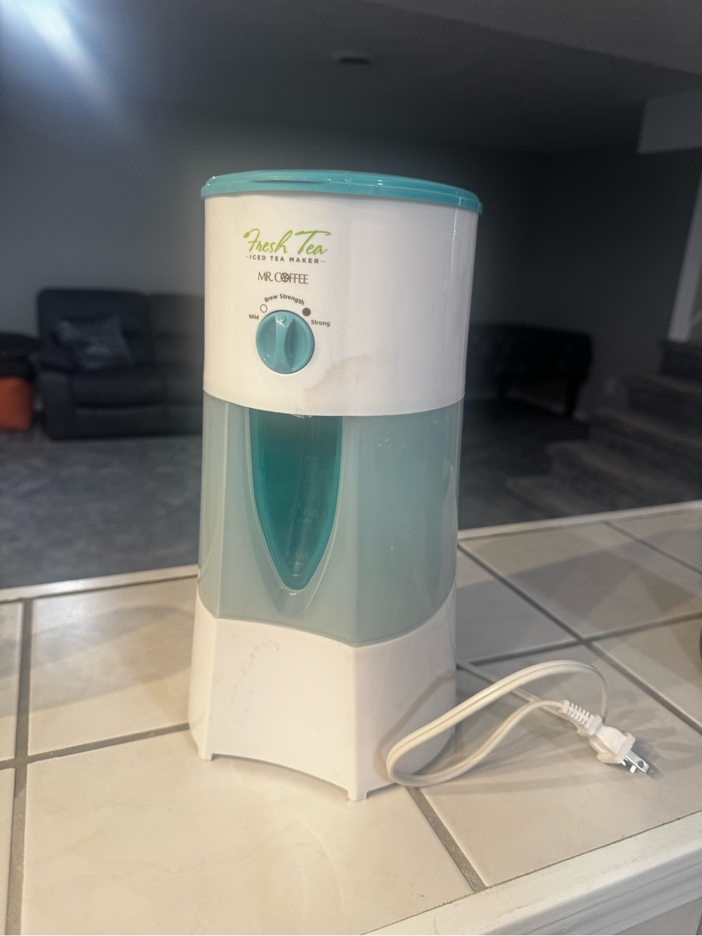 Mr. Coffee Fresh Tea Iced Tea Maker - Aqua and White
